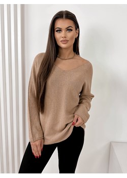 sweter fornelos karmelowy one size ze sklepu UBRA w kategorii Swetry damskie - zdjęcie 176344682