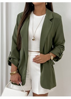 żakiet tarta zielony xl/42 ze sklepu UBRA w kategorii Marynarki damskie - zdjęcie 176348843