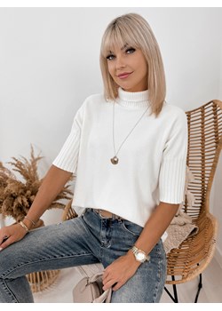 sweter raffe ecru one size - id: prod-76572-group - marki UBRA - 176349604 sweter raffe ecru one size ze sklepu UBRA w kategorii Swetry damskie - zdjęcie 176349604