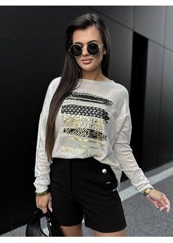 bluzka sides beżowa one size ze sklepu UBRA w kategorii Bluzki damskie - zdjęcie 176351492