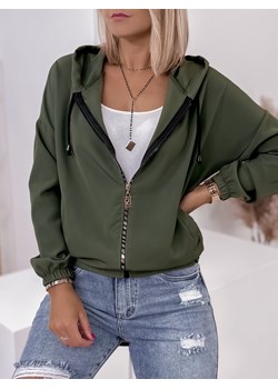 bluza shanley ciemnozielona one size ze sklepu UBRA w kategorii Bluzy damskie - zdjęcie 176353102