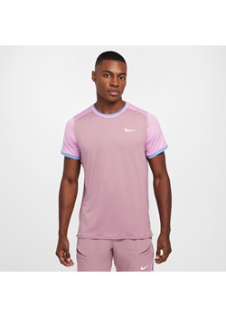 Męska koszulka do tenisa Dri-FIT NikeCourt Advantage - Fiolet ze sklepu Nike poland w kategorii T-shirty męskie - zdjęcie 176354843