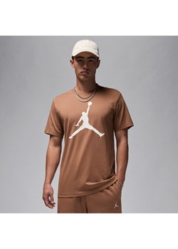 T-shirt męski Jordan Jumpman - Brązowy ze sklepu Nike poland w kategorii T-shirty męskie - zdjęcie 176354862