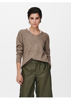 ONLY Sweter &quot;Camilla&quot; w kolorze brązowym ze sklepu Limango Polska w kategorii Swetry damskie - zdjęcie 176356430