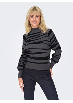 ONLY Sweter &quot;Frida&quot; w kolorze antracytowo-czarnym ze sklepu Limango Polska w kategorii Swetry damskie - zdjęcie 176356443