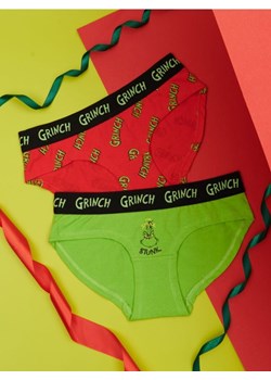 Sinsay - Majtki 2 pack Grinch - wielobarwny ze sklepu Sinsay w kategorii Majtki damskie - zdjęcie 176360082