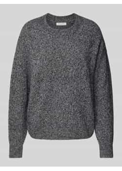 Sweter wełniany z prążkowanymi wykończeniami ze sklepu Peek&Cloppenburg  w kategorii Swetry damskie - zdjęcie 176361713