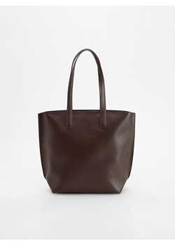 Reserved - Torebka shopper - brązowy ze sklepu Reserved w kategorii Torebki damskie - zdjęcie 176367383