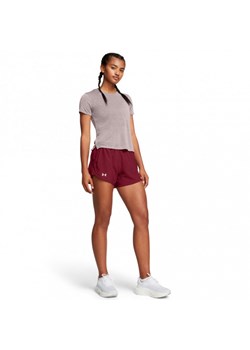 Damskie spodenki do biegania Under Armour UA Fly By 3\'\' Shorts - czerwone ze sklepu Sportstylestory.com w kategorii Szorty - zdjęcie 176370211