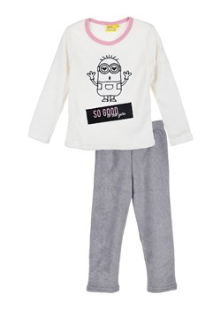 Minions Piżama &quot;Minionki&quot; w kolorze biało-szarym ze sklepu Limango Polska w kategorii Piżamy dziecięce - zdjęcie 176392504