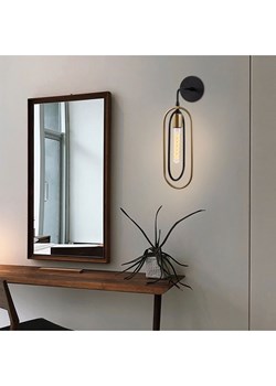 Opviq Lampa ścienna w kolorze złoto-czarnym - 17 x 45 cm ze sklepu Limango Polska w kategorii Lampy ścienne - zdjęcie 176392810