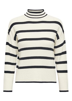 ONLY Sweter &quot;Ibi&quot; w kolorze kremowo-czarnym ze sklepu Limango Polska w kategorii Swetry damskie - zdjęcie 176393454