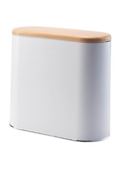 Kitchen Move Dotykowy kosz "Aldo" w kolorze biało-jasnobrązowym na śmieci - 10 l ze sklepu Limango Polska w kategorii Kosze na śmieci - zdjęcie 176395661