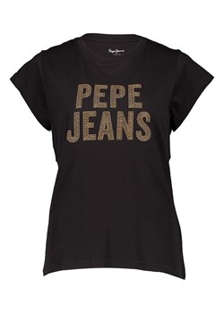 Pepe Jeans Koszulka w kolorze czarnym ze sklepu Limango Polska w kategorii Bluzki damskie - zdjęcie 176396224