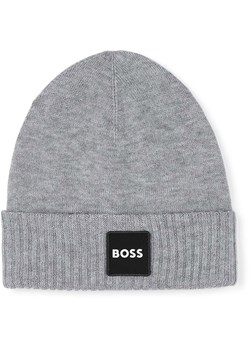 Hugo Boss Kids Czapka beanie w kolorze szarym ze sklepu Limango Polska w kategorii Czapki dziecięce - zdjęcie 176403934