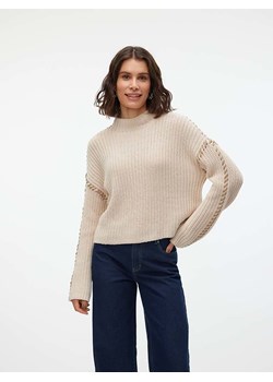 Vero Moda Sweter &quot;New Cream&quot; w kolorze beżowym ze sklepu Limango Polska w kategorii Swetry damskie - zdjęcie 176404872