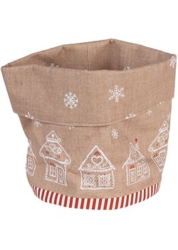 Clayre &amp; Eef Koszyk w kolorze beżowym na chleb - wys. 16 x Ø 15 cm ze sklepu Limango Polska w kategorii Pojemniki kuchenne - zdjęcie 176405392