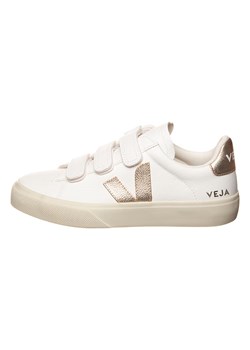 Veja Skórzane sneakersy "Recife" w kolorze złoto-białym ze sklepu Limango Polska w kategorii Buty sportowe damskie - zdjęcie 176408104