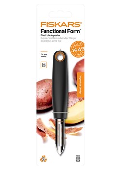 Fiskars Obieraczka "Functional Form" w kolorze czarnym - wys. 17,3 cm ze sklepu Limango Polska w kategorii Akcesoria kuchenne - zdjęcie 176409263