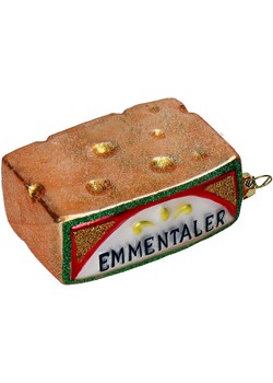 Kersten Bombka &quot;Emmentaler&quot; w kolorze złotym - wys. 11,4 cm ze sklepu Limango Polska w kategorii Dekoracje bożonarodzeniowe - zdjęcie 176410050