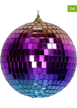 Kersten Bombki (2 szt.) &quot;Disco Ball&quot; ze wzorem - Ø 12 cm ze sklepu Limango Polska w kategorii Dekoracje bożonarodzeniowe - zdjęcie 176410104