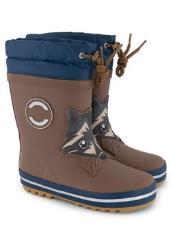 mikk-line Botki zimowe w kolorze niebiesko-brązowym ze sklepu Limango Polska w kategorii Buty zimowe dziecięce - zdjęcie 176410900