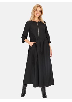 Czarna sukienka maxi odcinana w pasie L'AF Wanda ze sklepu Eye For Fashion w kategorii Sukienki - zdjęcie 176412593