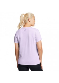 Damski t-shirt z nadrukiem Under Armour UA Big Logo Pack Short Sleeve - fioletowy ze sklepu Sportstylestory.com w kategorii Bluzki damskie - zdjęcie 176418192