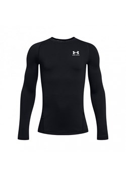 Chłopięcy longsleeve treningowy Under Armour UA Cg Armour Ls - czarny ze sklepu Sportstylestory.com w kategorii T-shirty męskie - zdjęcie 176418243