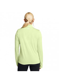 Damski longsleeve treningowy Under Armour Tech 1/2 Zip- Twist - zielony ze sklepu Sportstylestory.com w kategorii Bluzki damskie - zdjęcie 176421911