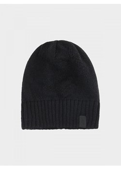 Damska czapka zimowa 4F 4FWAW24ACAPF412 - czarna ze sklepu Sportstylestory.com w kategorii Czapki zimowe damskie - zdjęcie 176424710
