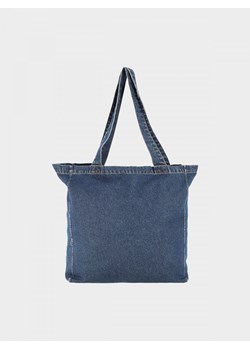 Damska torba jeansowa na ramię Outhorn OTHWAW24ABAGU195 - granatowa ze sklepu Sportstylestory.com w kategorii Torby Shopper bag - zdjęcie 176424830