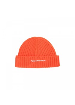Czapka zimowa uniseks Puma Sportwear Fisherman Beanie - beżowa ze sklepu Sportstylestory.com w kategorii Czapki zimowe damskie - zdjęcie 176424913