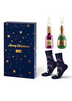 Zestaw Laurka Skarpetki + Bombki Szampan ze sklepu Sklep SOXO w kategorii Skarpetki damskie - zdjęcie 176427400