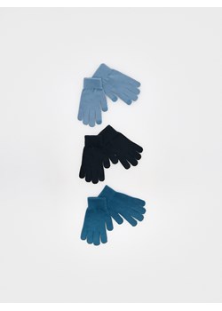 Reserved - Rękawiczki TouchScreen 3 pack - niebieski ze sklepu Reserved w kategorii Rękawiczki dziecięce - zdjęcie 176434144