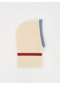 Reserved - Dzianinowa kominiarka - kremowy ze sklepu Reserved w kategorii Czapki dziecięce - zdjęcie 176434160