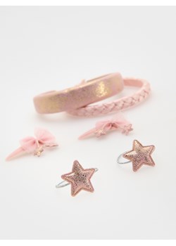 Reserved - Zestaw opasek i spinek do włosów - pastelowy róż ze sklepu Reserved w kategorii Akcesoria dziecięce - zdjęcie 176434510