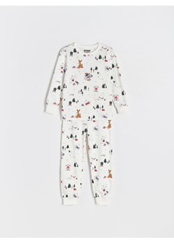 Reserved - Dwuczęściowa piżama Muminki - złamana biel ze sklepu Reserved w kategorii Piżamy dziecięce - zdjęcie 176437791