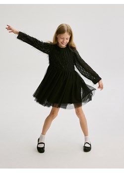 Reserved - Elegancka sukienka - czarny ze sklepu Reserved w kategorii Sukienki dziewczęce - zdjęcie 176438613