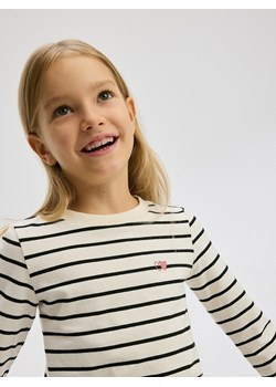 Reserved - Koszulka w paski - czarny ze sklepu Reserved w kategorii Bluzki dziewczęce - zdjęcie 176439780