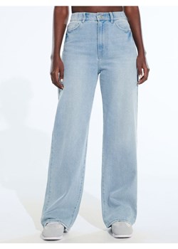 Sinsay - Jeansy wide leg - niebieski ze sklepu Sinsay w kategorii Jeansy damskie - zdjęcie 176464971