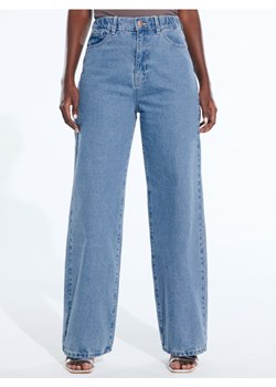 Sinsay - Jeansy wide leg - niebieski ze sklepu Sinsay w kategorii Jeansy damskie - zdjęcie 176464972