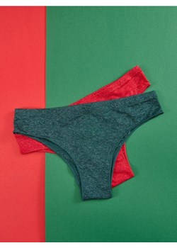 Sinsay - Majtki 2 pack - czerwony ze sklepu Sinsay w kategorii Majtki damskie - zdjęcie 176465502