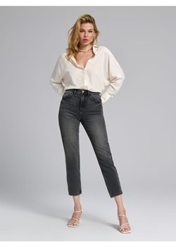 Sinsay - Jeansy mom fit - szary ze sklepu Sinsay w kategorii Jeansy damskie - zdjęcie 176466514