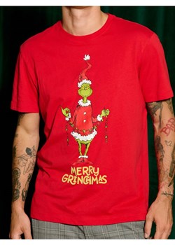 Sinsay - Koszulka Grinch - czerwony ze sklepu Sinsay w kategorii T-shirty męskie - zdjęcie 176466944