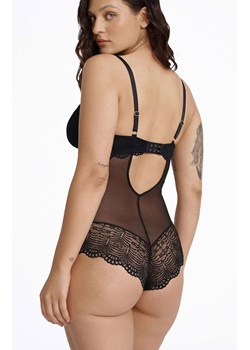 Czarne zmysłowe body Kim 41076-61X, Kolor czarny, Rozmiar S, Esotiq ze sklepu Intymna w kategorii Body damskie - zdjęcie 176470074