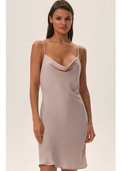 Esotiq satynowa koszulka nocna Jarila 42197-39X, Kolor jasnoróżowy, Rozmiar L, Esotiq ze sklepu Intymna w kategorii Koszule nocne - zdjęcie 176470284