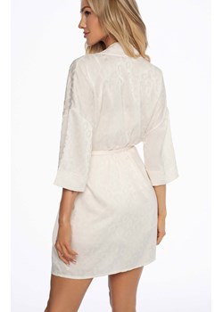 Esotiq szlafrok damski kremowy Loti 41521-01X, Kolor kremowy, Rozmiar S, Esotiq ze sklepu Intymna w kategorii Szlafroki damskie - zdjęcie 176470572