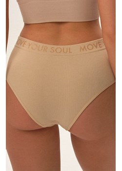 Henderson bezszwowe figi z wysokim stanem Fleen 41965-08X, Kolor beżowy, Rozmiar S, Henderson ze sklepu Intymna w kategorii Majtki damskie - zdjęcie 176470763