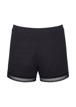 Sloggi spodenki damskie czarne GO Ribbed 10215264, Kolor czarny, Rozmiar L, Sloggi ze sklepu Intymna w kategorii Piżamy damskie - zdjęcie 176471442